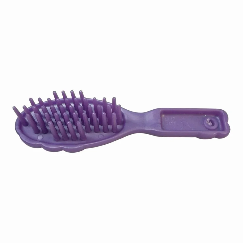 Barbie‎ Hair Brush Lot of (3) - White, Blue, Purple 1990s